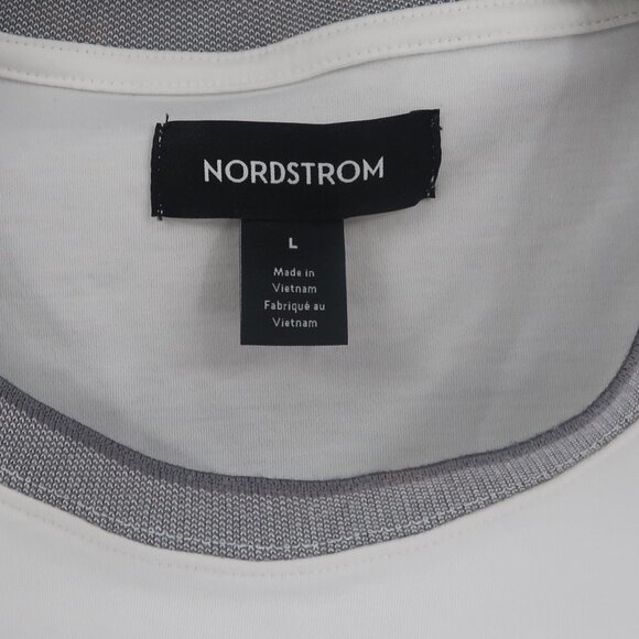 Nordstrom Men's White T-Shirt Size Large - Picture 3 of 5